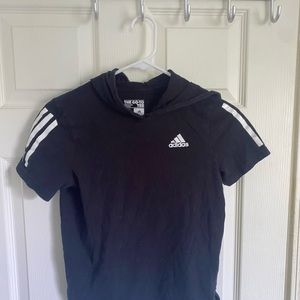 Adidas hooded shirt